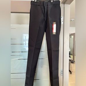 Dickies black men’s work pant new flat front